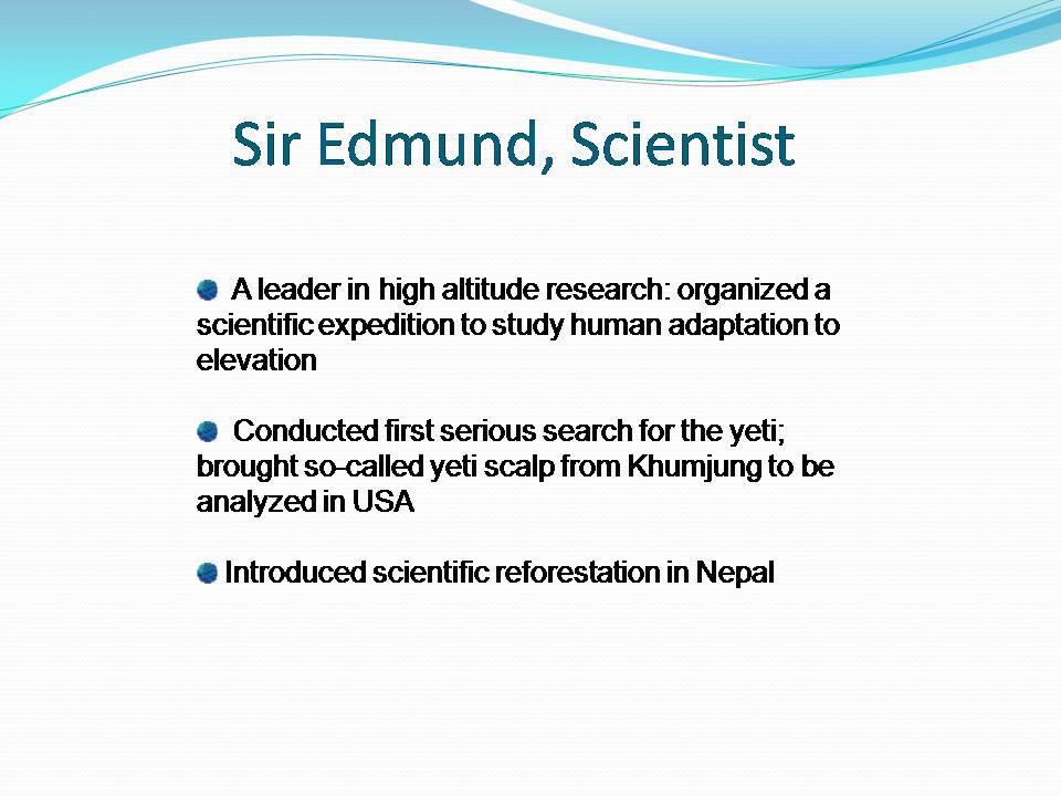 Slide #5, Sir Edmund Hillary Mountain Legacy Medal 2017 presentation event