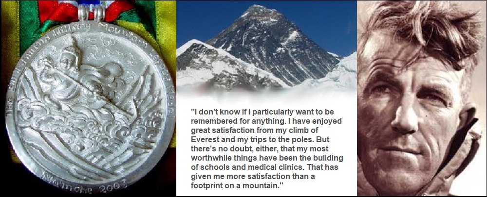 Hillary Medal, Everest, Hillary